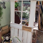 フォロー200記念ありがとうセール　ガーデニング　ホワイトドア　GARDEN