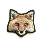 アカキツネの刺繍ワッペン