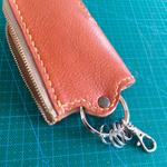 革のキーケース