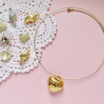 heart simple choker