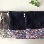 4点セット♪お客様特別オーダー品♪お弁当袋&コップ袋♪リバティ