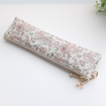 ★LIBERTY　 Felicite　フェリシテ　あずきミルク　内布・内ポケット付きビニコのぺたんこペンケース