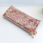◇◆Special Price◆◇　LIBERTY 　Jenny's Ribbons/ ジェニーズリボンズ　つや有りビニコ　中布・仕切りポケット付きペンケース