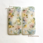  .*･ﾟiPhone6/6s用限定品.ﾟ･*.アロマワックスバー風押し花iPhoneケース