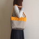 「tebura」 yellow×gray