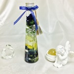 ブルーカレント💙（海の流れ）水晶、シトリン入りタッセル付き