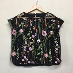 刺繍ブラウス(黒)