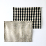 園児サイズのランチョンマット 25×35/block check