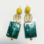 グリーン×イエロー イヤリングorピアス