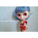 ＊cent-fleurs＊ 22㎝ドール(ブライス)用アウトフィット✴︎浴衣–レトロ✴︎