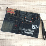 デニムリメイク クラッチバッグ DIESEL デニム