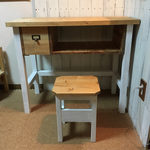 naemi228様専用　パソコンデスク プリンタ収納&スツール
