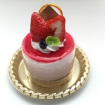 ストロベリームースケーキのメモスタンド☆フェイクスイーツ