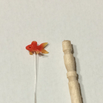 レジン作品用 粘土製金魚 