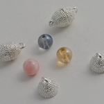 アクセサリーパーツ クラスプ 楕円 大 古代銀 19mm 5個 [4582434322751]