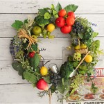 I様オーダー品・爽やか☆たっぷり野菜のキッチンリース