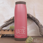 マットな手触り♪ 名入れ 保温保冷ステンレスボトル 540ml RED