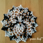 *Pretty lace coaster of a circle motif*