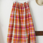 【sale】インド綿のギャザースカート　（size フリー）