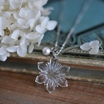 vintage swarovski snowflake（シルバーカラー）
