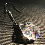 虹の結晶ピアスシングル(金具変更不可)  PS-001