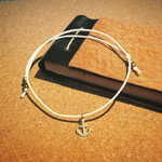 "Brass Anchor ①" Code anklet size.free