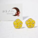 梅結びイヤリング・ピアス☆No.12