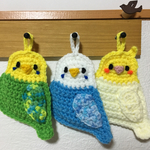 かおり様専用☆ アクリルたわし インコ