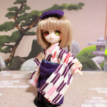 オビツ11 袴 矢絣