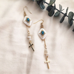 天然シェルのネイティブピアス