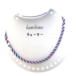 オーダーメイド☆簡単着脱❣️組紐チョーカー(青・赤・白 トリコロール)