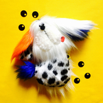ラスト入荷【wanco】combination☆orange×blue 犬(いぬ)のぬいぐるみ