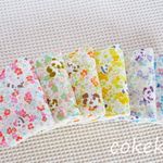 🐼ぱんだちゃん🐼🌱お花畑でかくれんぼ♪ ふわふわ&やわらか８重ガーゼ ハンカチ♪６枚セット（無添加ガーゼ使用）