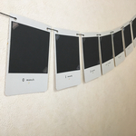  PhotoGarland＊フォトガーランド＊フォトアルバム＊ハーフバースデー＊ブルーグレー