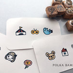 ちいさなはんこたち３コセット　消しゴムはんこ
