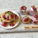 ＊Palmミニチュア＊苺パンケーキと苺スイーツいろいろ①