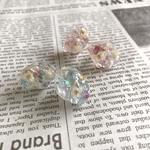 ☆送料込☆フラワー鉱石ピアス