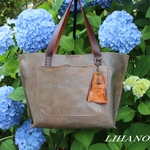 2017  LIHANON’S トート♪ アンチックオリーブ 「パリモダン」