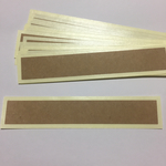 [端材使用] ＊送料無料＊《クラフトシール》長方形1.8×11.5cm60枚 