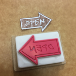 OPENスタンプ☆文字変更可能！