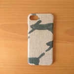 *受注製作*ミナペルホネン*run run run グレー*mina perhonen*iPhoneケース*iPhoneカバー*スマホケース*スマホカバー
