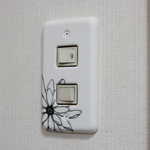 ﾊﾞﾚﾝｼｱ スイッチカバー(角型)陶製【型を選んでね】