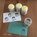 似顔絵thank youはんこ☆