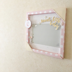 ペーパーフォトフレーム＊フォトアルバム＊ピンクドット＊BABY