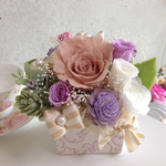 Elegance 上品プリザ♡贈り物に♪《クリアケース付き》