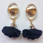 ハートイン❤︎シフォンタッセルピアス