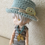 夏帽子アクセセット:みずいろ