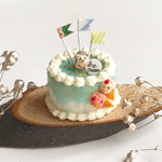 ハリネズミ★アイスクリームモチーフ★ドリップケーキ★