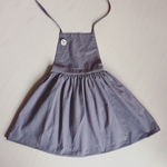 エプロンワンピース 110cm ラベンデューラ