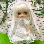 オビツ11サイズうさみみ純白ドレスセット